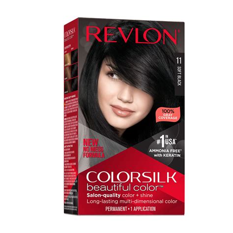 revlon colorsilk soft black